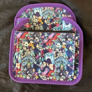 Mini backpack spooky organizer